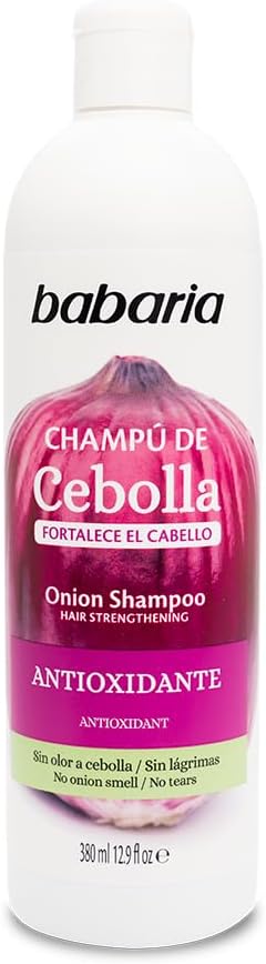 Babaria Onion Shampoo 380 ml - Antioxidant Shampoo | Odorless