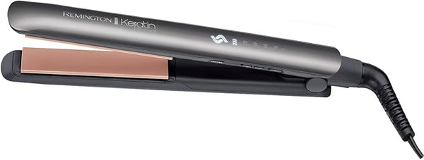 Remington Keratin Protect Intelligent Hair Straightener- Plates are infused with Keratin & Almond oil