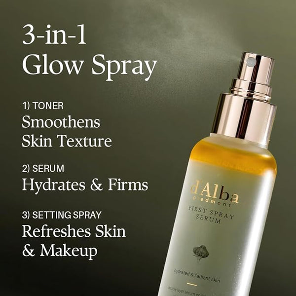 d'alba Italian White Truffle First Spray Serum Spraying Serum