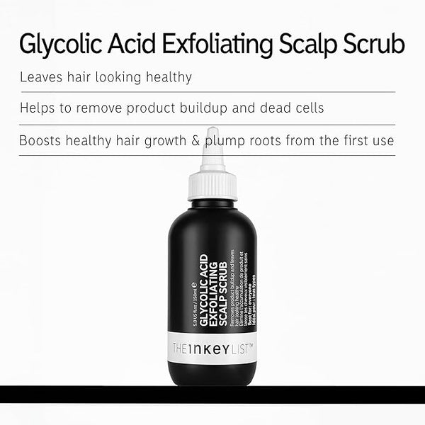 The Inkey List 7% Glycolic Acid Exfoliating Scalp Scrub 150ml