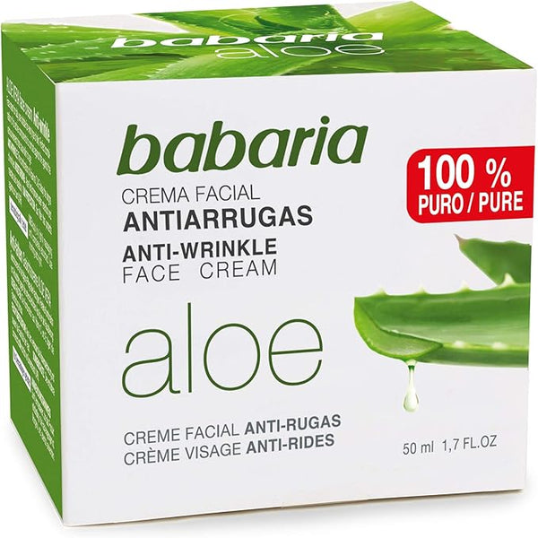 Babaria - Women's Aloe Vera Anti-Wrinkle Cream 50 ml