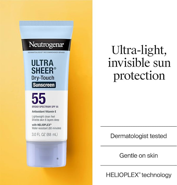 Neutrogena Ultra-Sheer Dry Touch Sun Cream SPF # 55 88ml