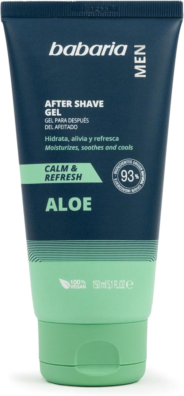Babaria - After Shave Gel, Gel Después del Afeitado 150 ml