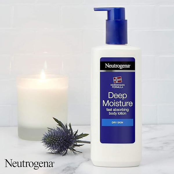 Neutrogena Norwegian Formula Deep Moisture Fast-Absorbing Body Lotion (1x 400ml)