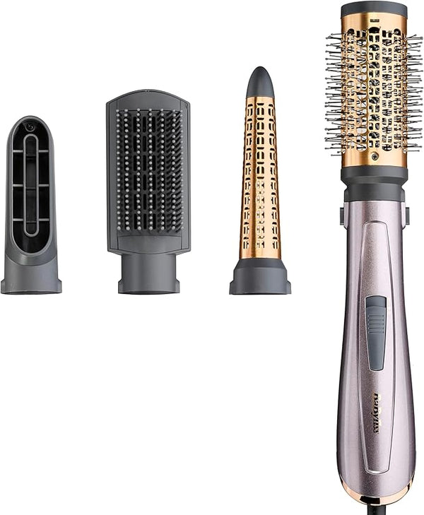 BaByliss Air Styler 1000W - Hair dryer brush, Volumiser and Curler, Ionic Frizz-Control System