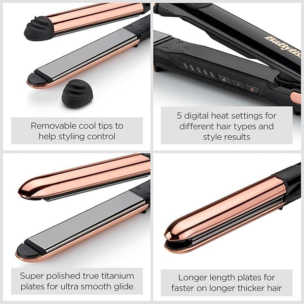 BaByliss Straight and Curl Brilliance Hair Straighteners