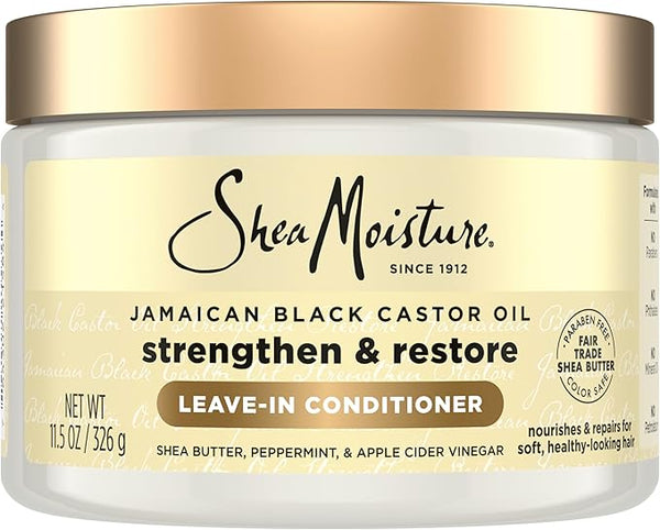 Shea Moisture Jamaican Black Castor Oil Leave-In Conditioner 312G/11Oz