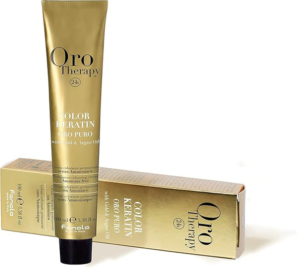 Fanola - Gold Therapy Color Keratin Puro, Permanent Colouring Cream 100 ml