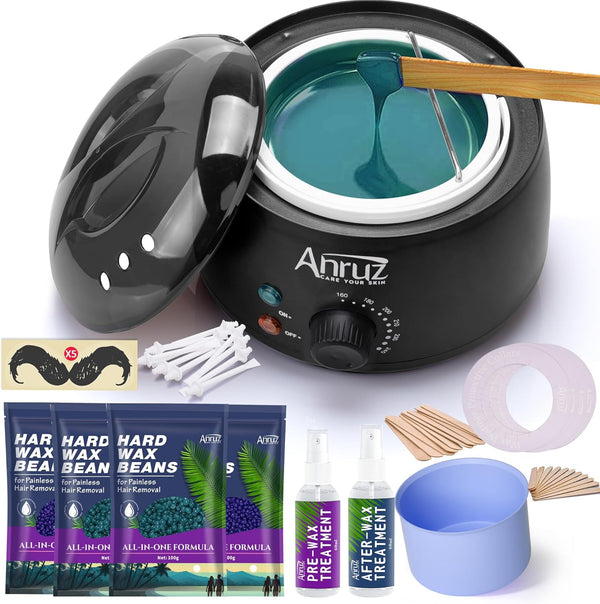 ANRUZ Waxing Kit, Wax kit for Hair Removal