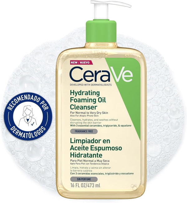 CeraVe Hydrating Foaming Oil Cleanser with Squalane