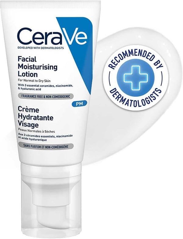 CeraVe PM Facial Moisturising Lotion with Hyaluronic Acid