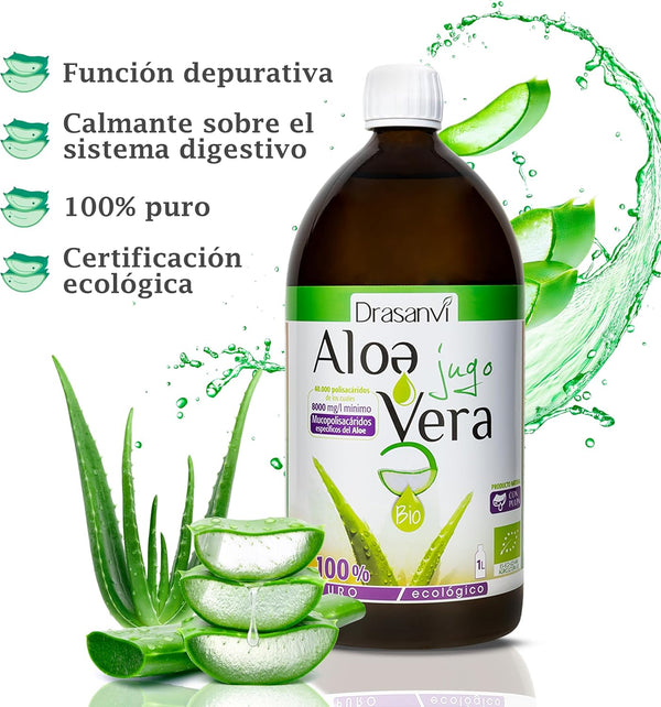 DRASANVI | Aloe Vera Juice 100% Pure BIO