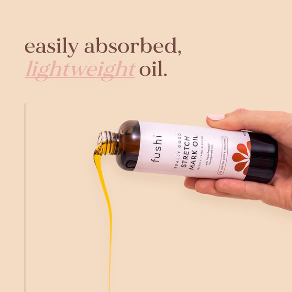 Fushi Wellbeing Really Good Stretch Mark Oil, Natural Health Award Winning, 100 g