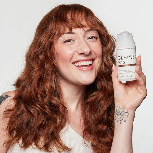 OLAPLEX Bond Smoother Leave-In Reparitive Styling Cream No.6, White