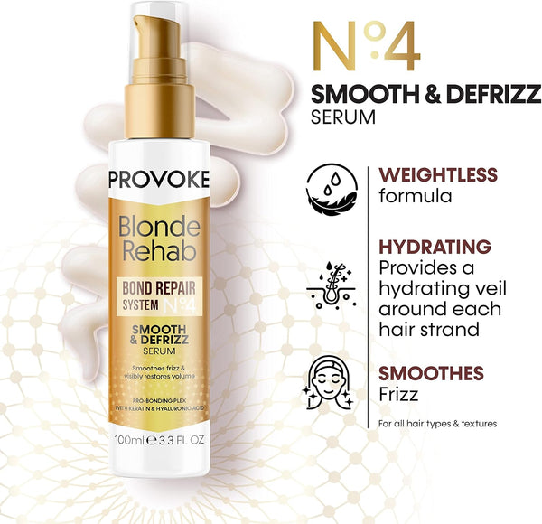 PROVOKE Blonde Rehab N0'4 Smooth and DeFrizz Bond Repair Hair Serum 100 ml