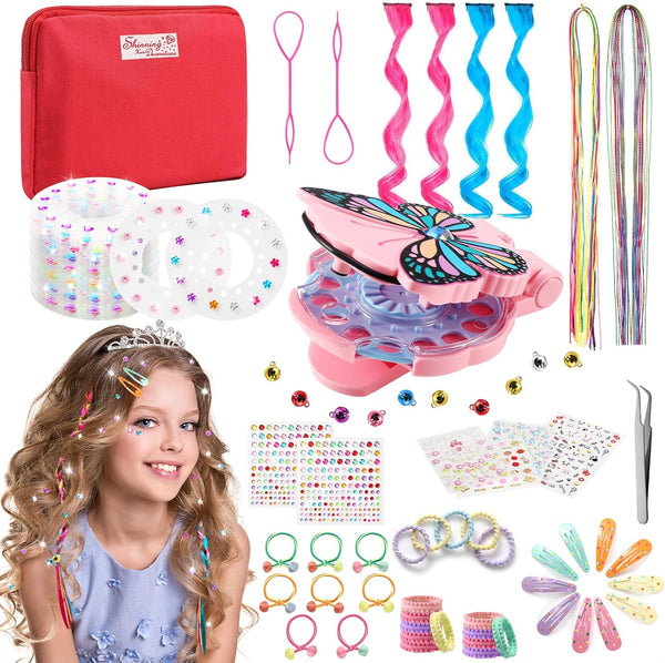 SEMKOTREE Hair Gem Stamper, Hair Gems Bedazzler Kit