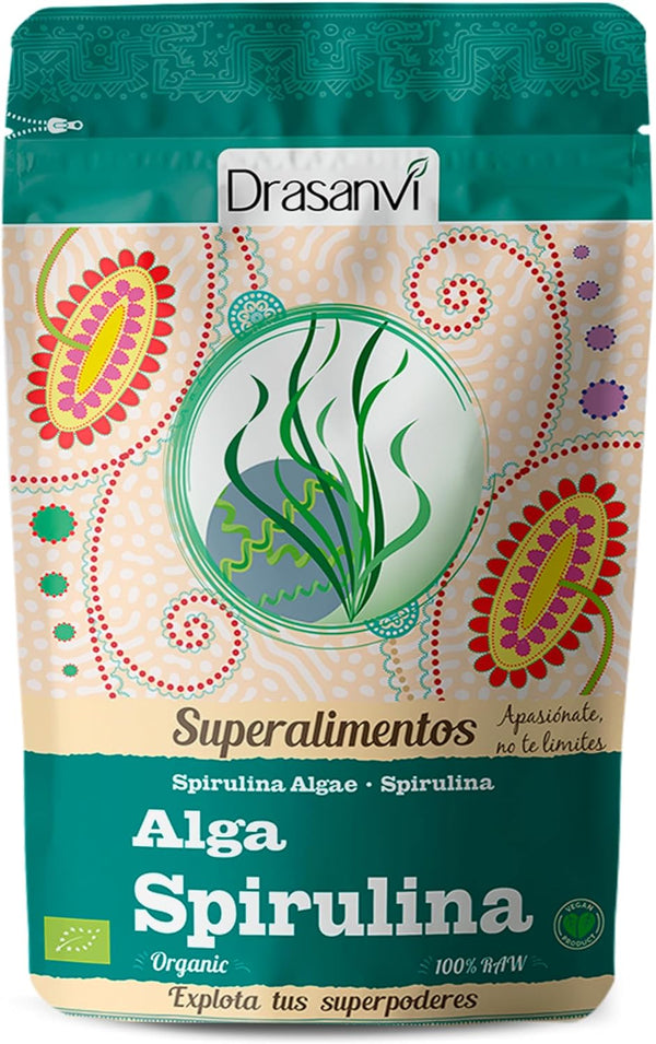 SPIRULINA ALGA BIO 150GR DOYPACK SUPERFOODS DRASANVI