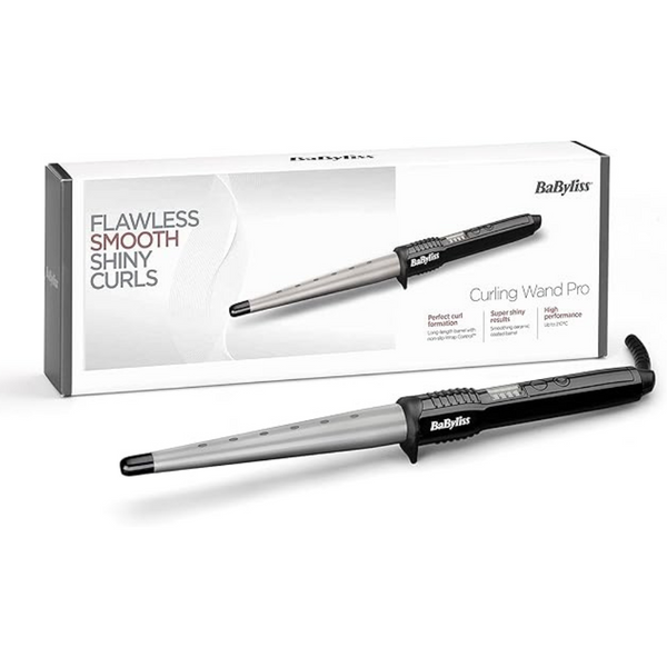 BaByliss Ceramic Curling Wand Pro - 13-25mm Hair Curler