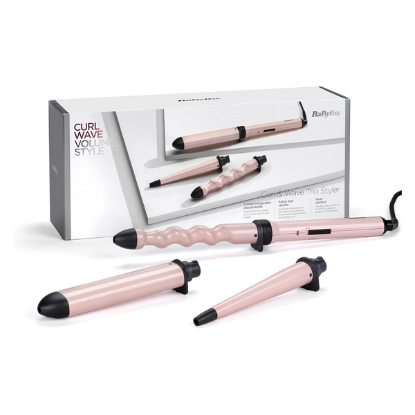 BaByliss Curl & Wave Trio Styler, Multi-styler, Hair waver, Beachy waves, Loose waves