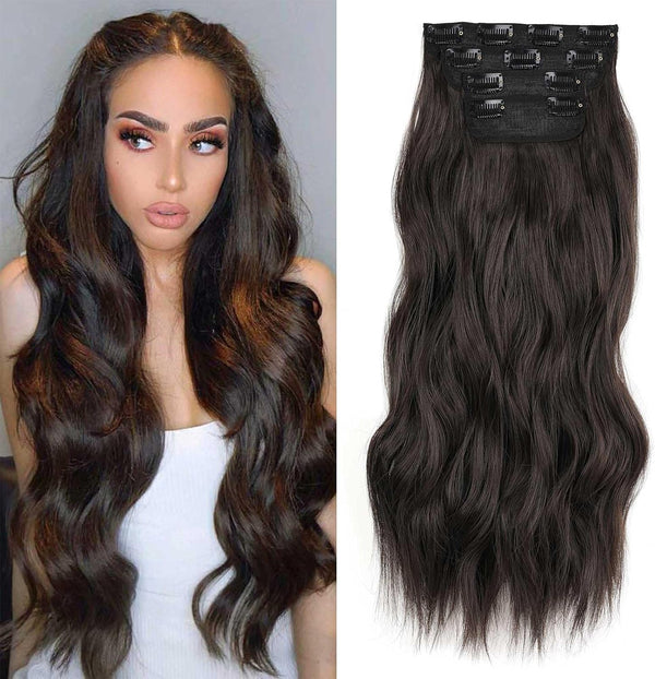 Xtrend 20 Inch Long Wavy Hair Extensions Clip-In Hair Extensions