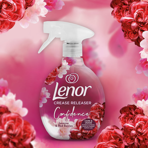 Lenor Crease Release Divine Ruby Jasmine 2 X 500ML Removes Creases Iron
